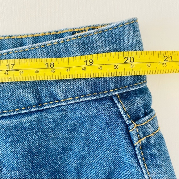 Shein distressed denim short shorts with frayed hem Size 16/18 - Picture 16 of 16